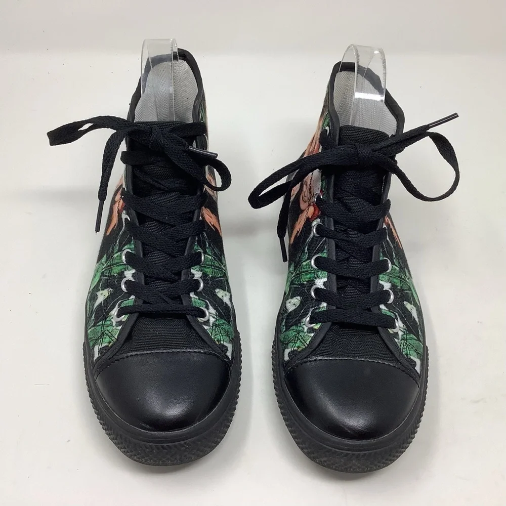 The Golden Girls Black High Top Sneakers Size 8 - Picture 5 of 6